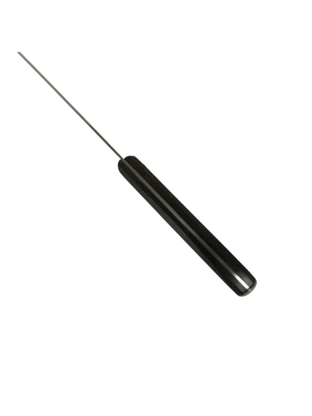 KitchenDelite Serrated Stainless Steel Knife With Black Handle Made in Japan